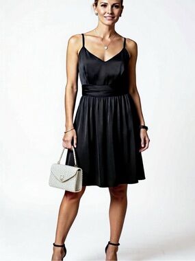 Garnet Hill 100% Silk, Polyester Lined Cocktail/Party/Wedding Guest dress. NWOT